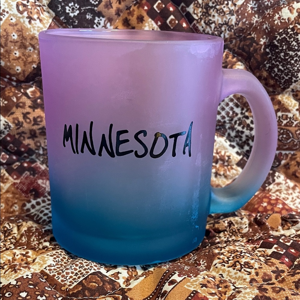 Minnesota-themed Ombre Frosted Souvenir Mug